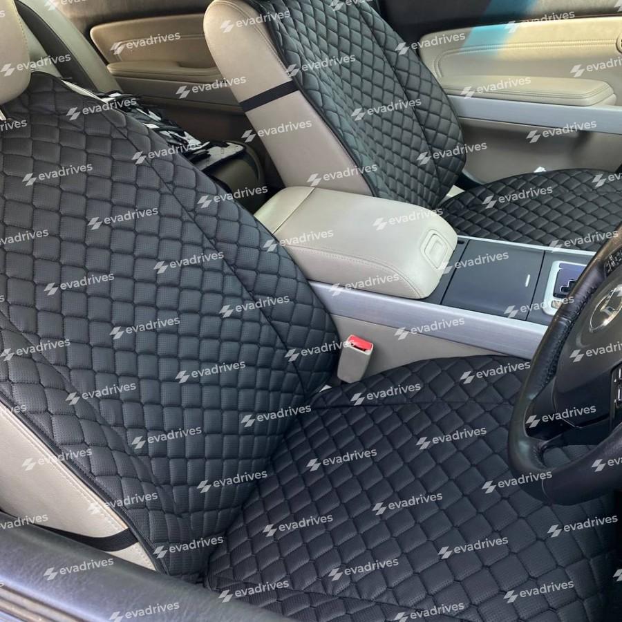 Pokrowce samochodowe z ekoskóry perforowanej, romb