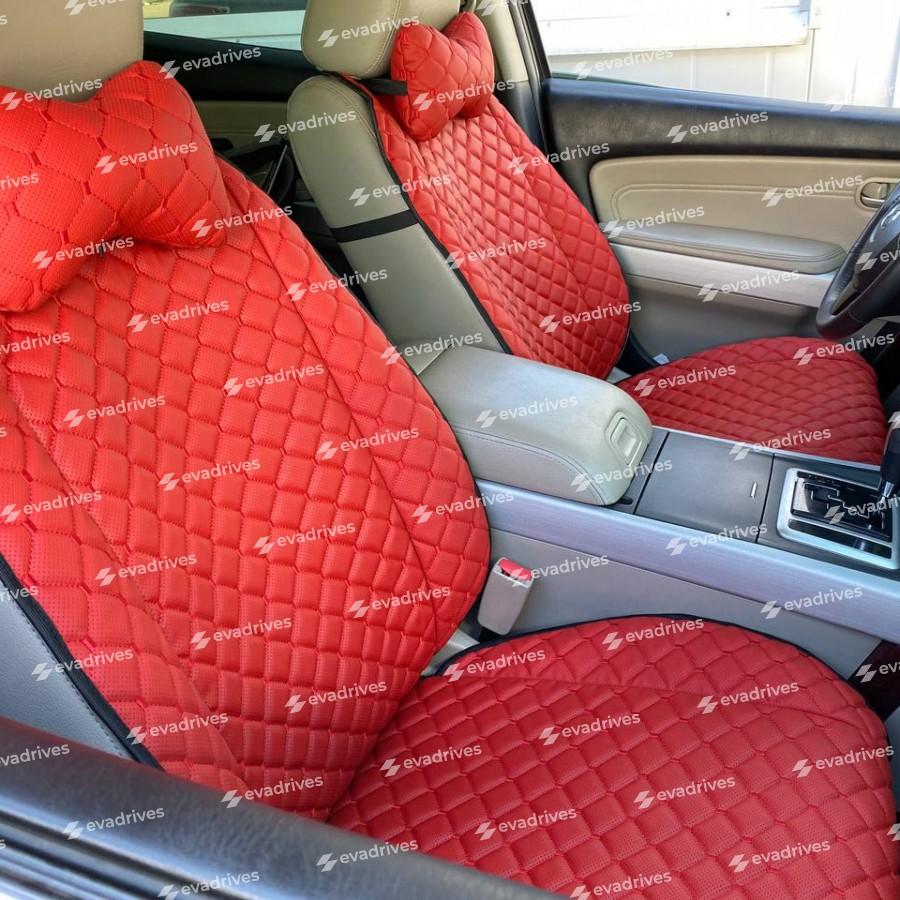 Pokrowce samochodowe z ekoskóry perforowanej, romb