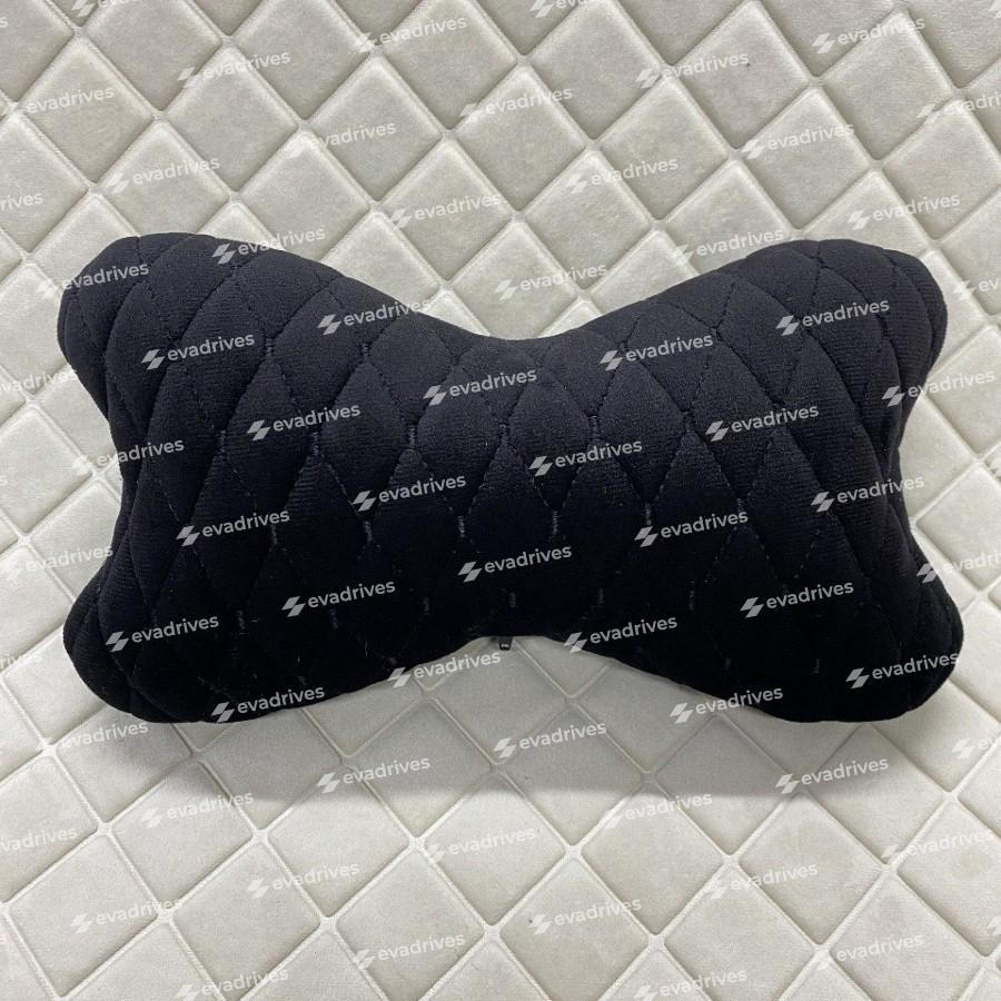 Poduszka zagłówkowa do samochodu,  wykonana z ALCANTARA LUX