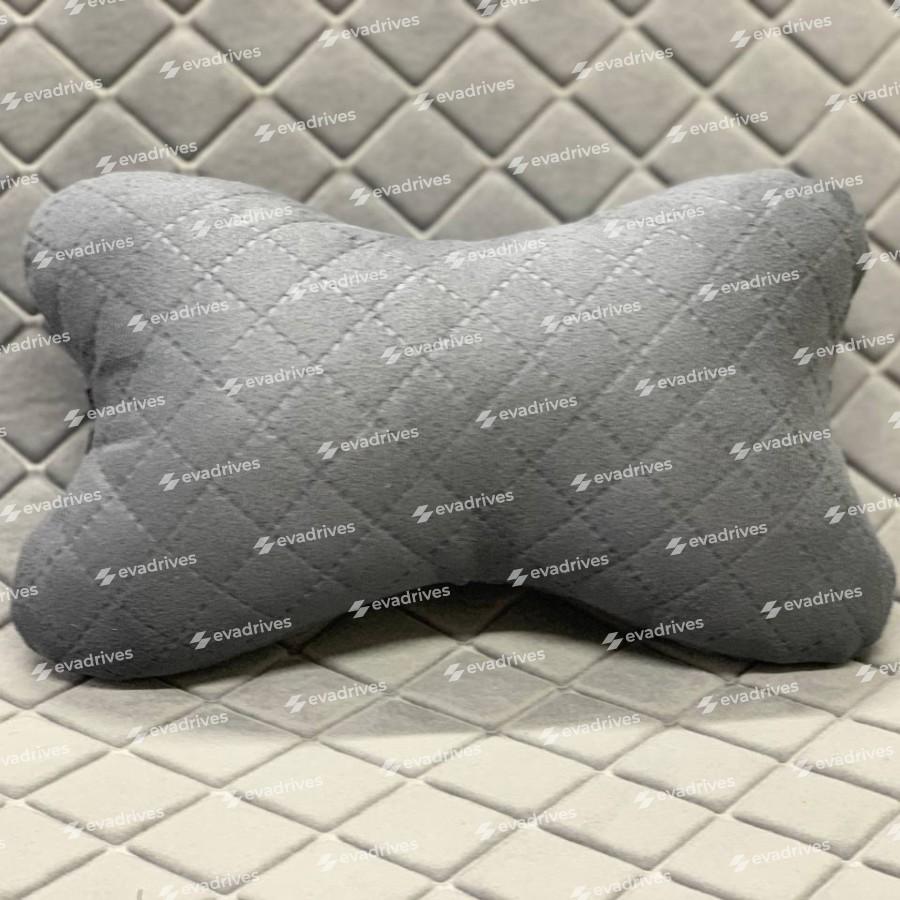 Poduszka zagłówkowa do samochodu,  wykonana z ALCANTARA LUX