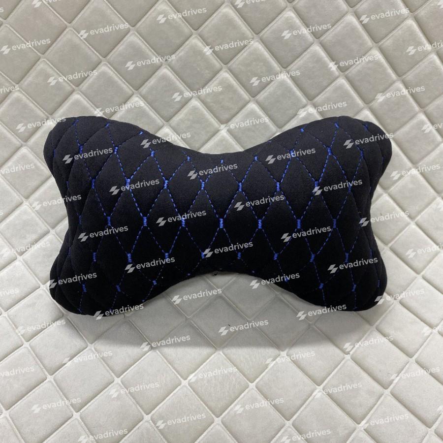 Poduszka zagłówkowa do samochodu,  wykonana z ALCANTARA LUX