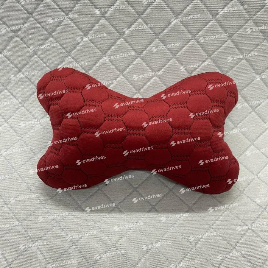 Poduszka zagłówkowa do samochodu,  wykonana z ALCANTARA LUX
