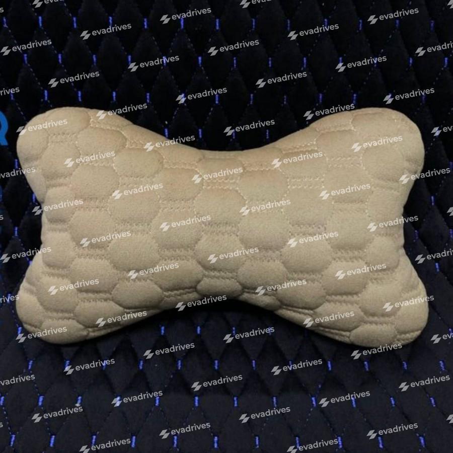 Poduszka zagłówkowa do samochodu,  wykonana z ALCANTARA LUX