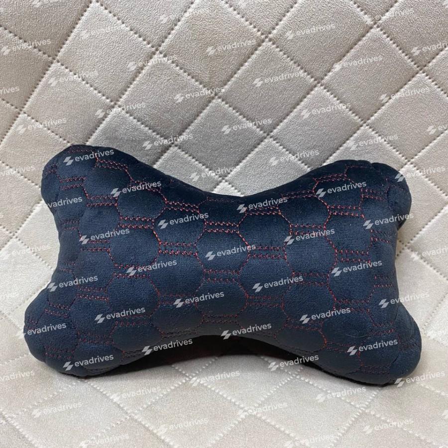 Poduszka zagłówkowa do samochodu,  wykonana z ALCANTARA LUX