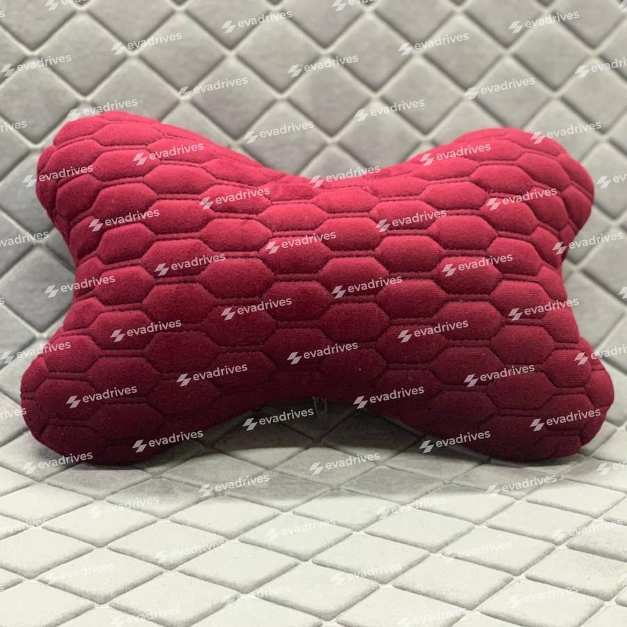 Poduszka zagłówkowa do samochodu,  wykonana z ALCANTARA LUX