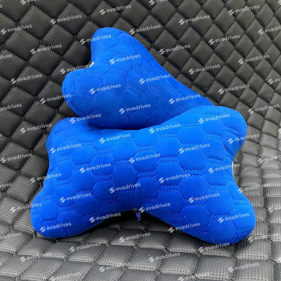 Poduszka zagłówkowa do samochodu,  wykonana z ALCANTARA LUX