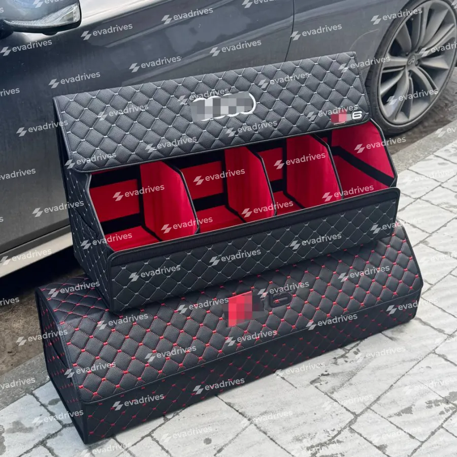 Organizer samochodowy do bagażnika z tureckiej ekoskóry
