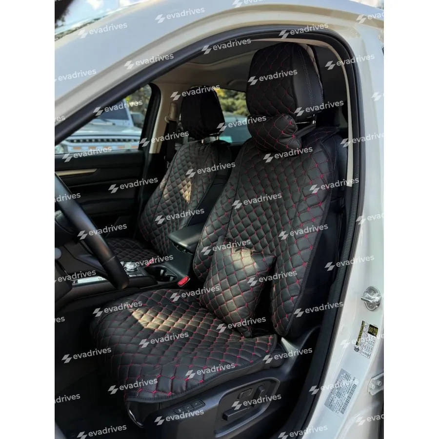 Pokrowce samochodowe z ekoskóry perforowanej, romb