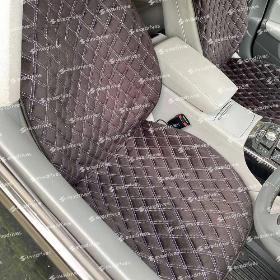 Pokrowce na siedzenia Lux Alcantara (sztuczny zamsz), romb