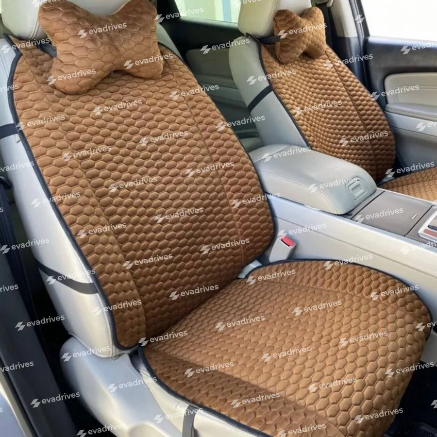 Pokrowce na siedzenia Lux Alcantara (sztuczny zamsz), plaster miodu