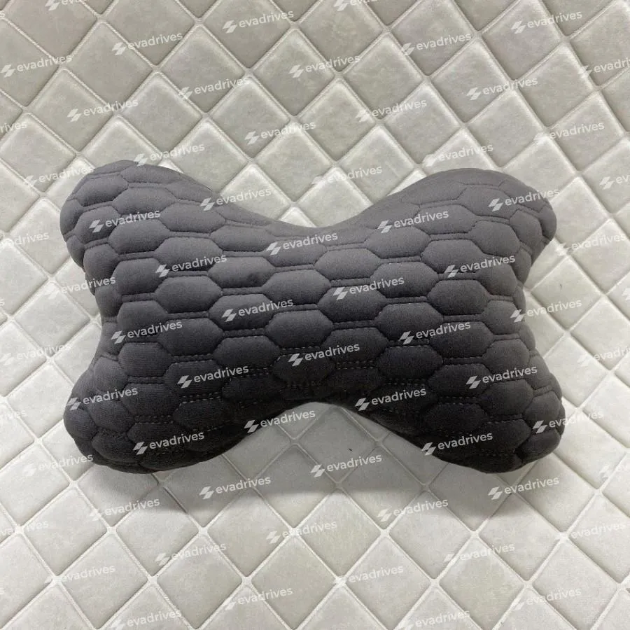 Poduszka zagłówkowa do samochodu,  wykonana z ALCANTARA LUX